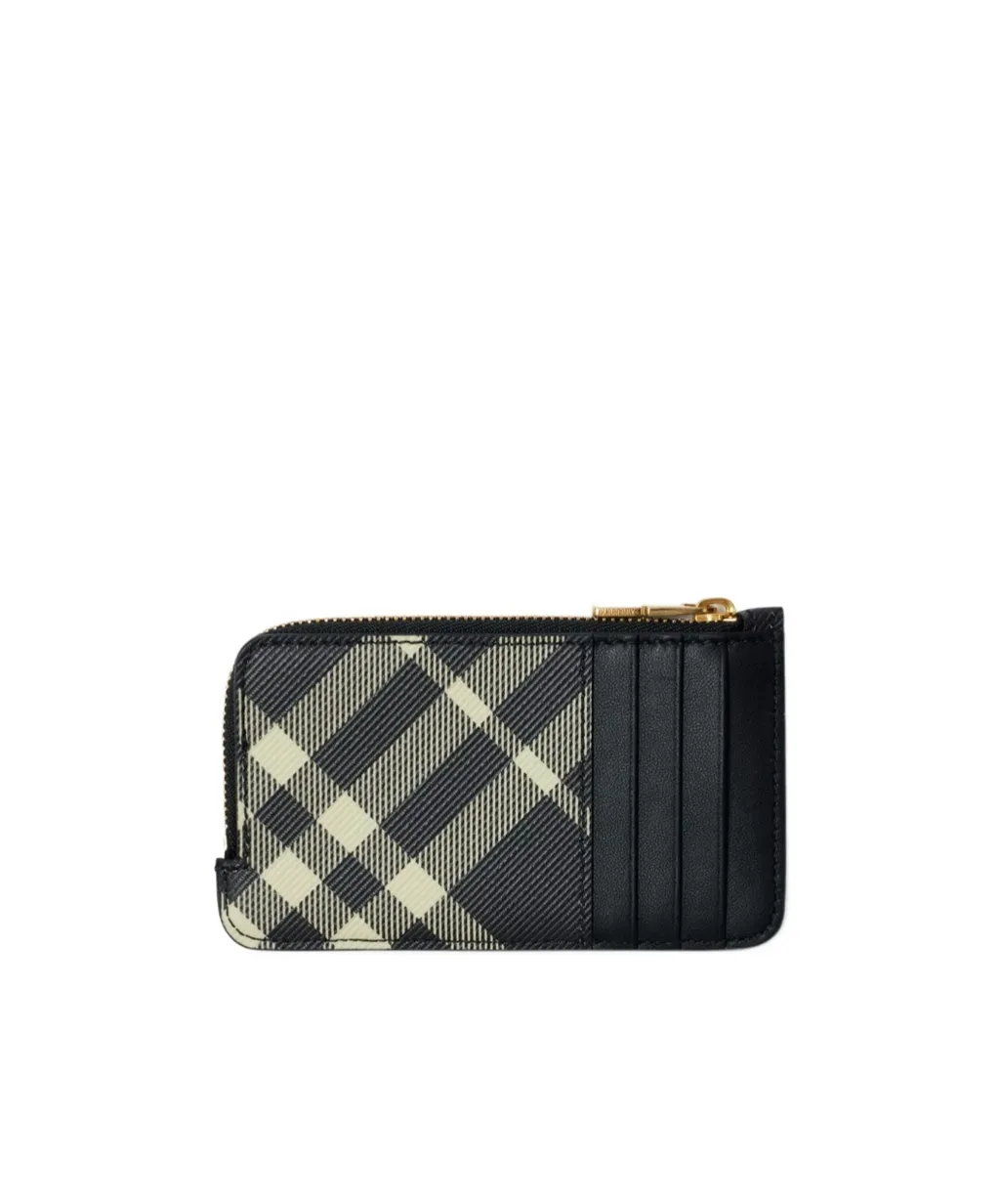 Vintage Check Zipped Wallet