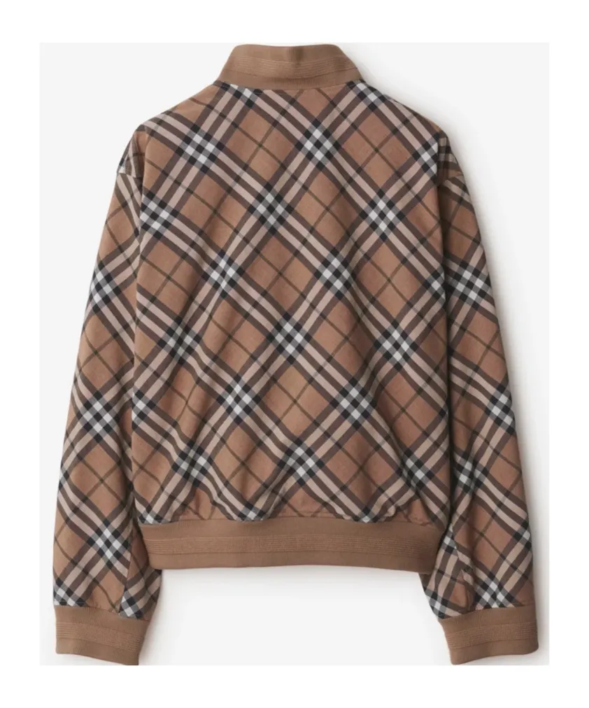 Checked Zip-Up Jacket