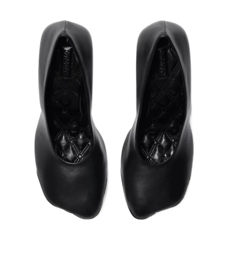 Duck Square Toe Pumps