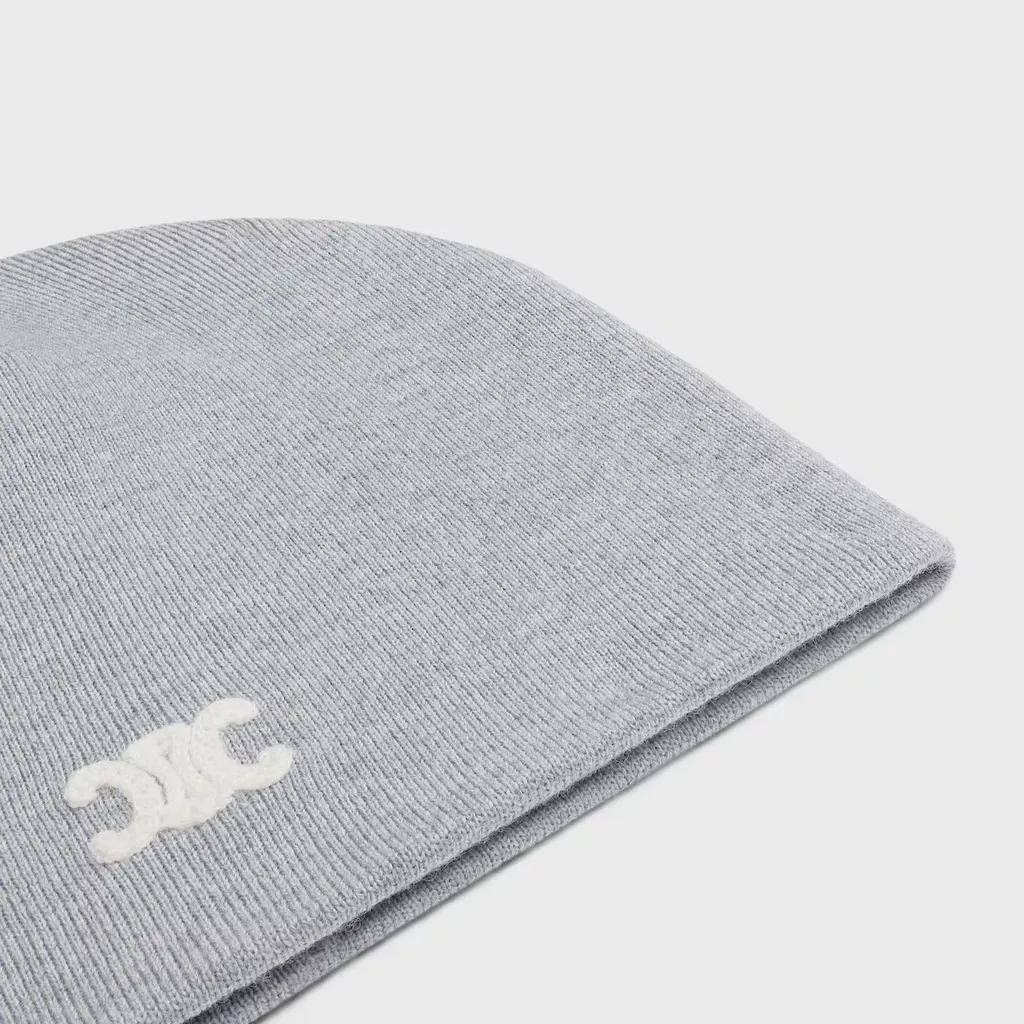 Triomphe Beanie In Wool