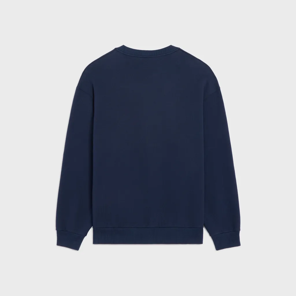 Loose Sweatshirt In Cotton Fleece