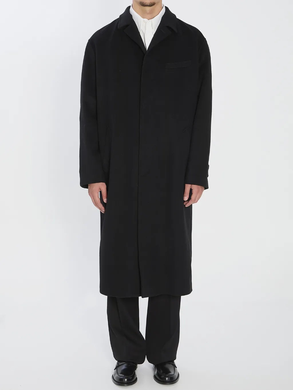 Mac Coat In Wool Cloth