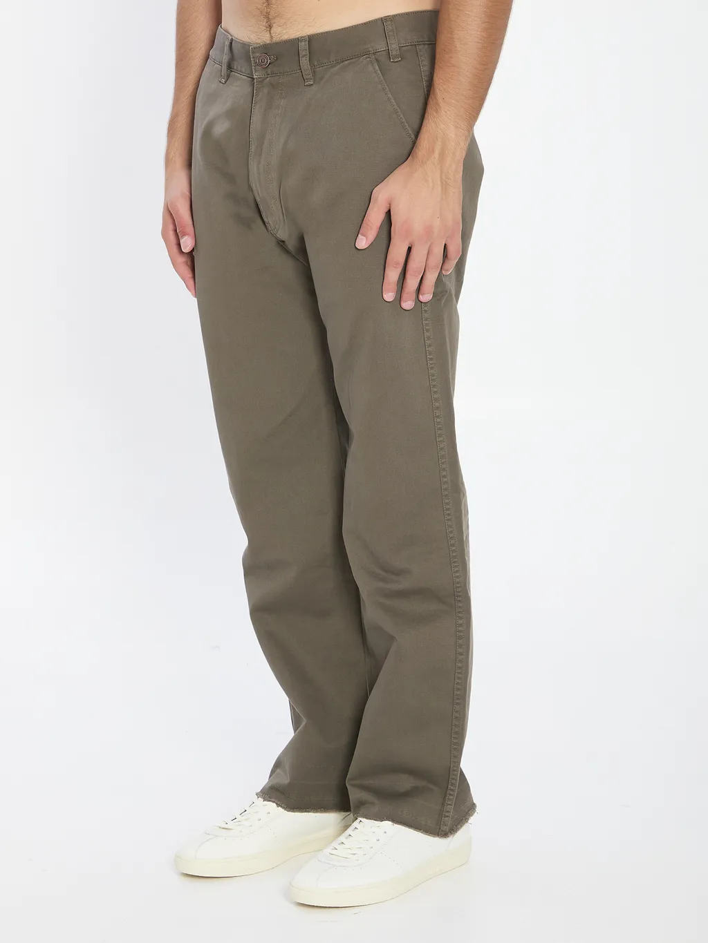 Chinos In Cotton Twill