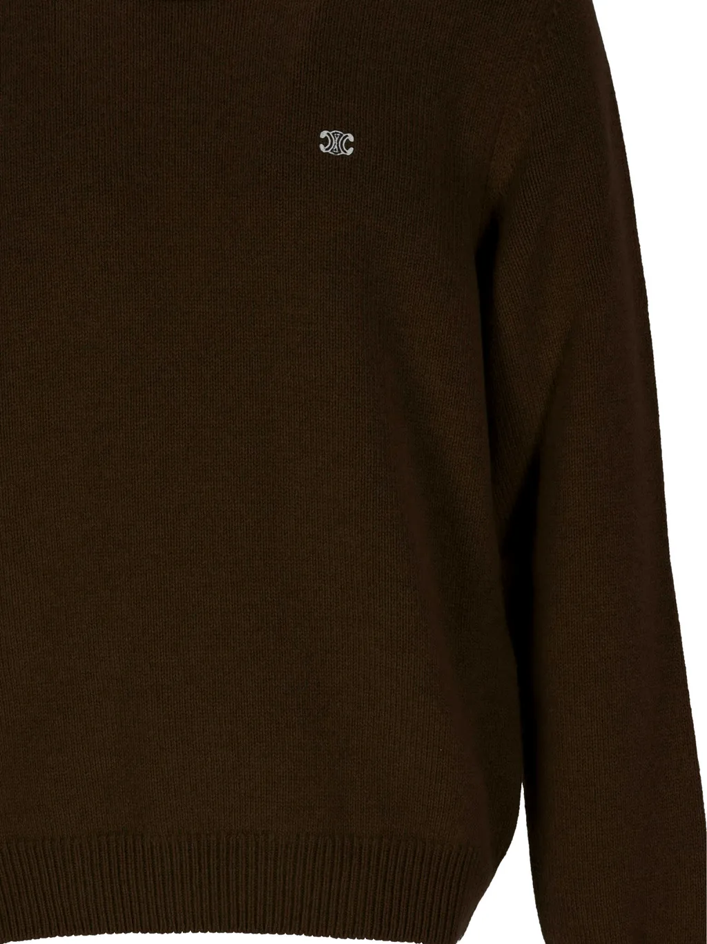 Crew Neck Sweater In Wool And Cashmere