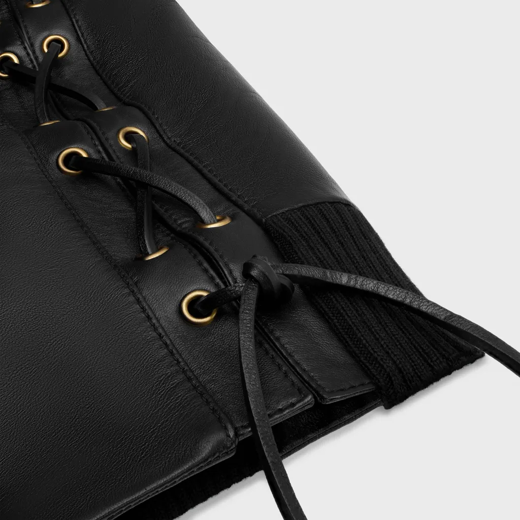 Aviator Blouson Jacket In Soft Lambskin