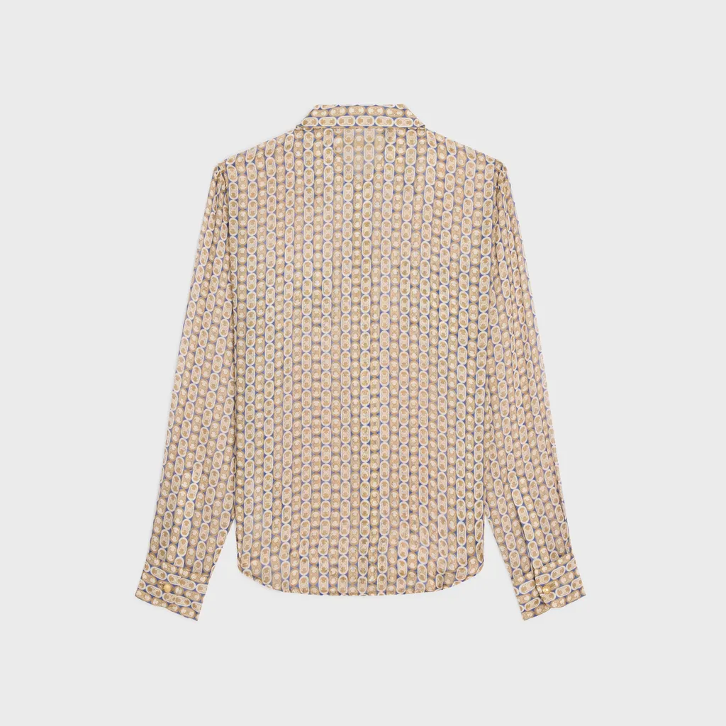 Tilly Shirt In Wool Silk Etamine