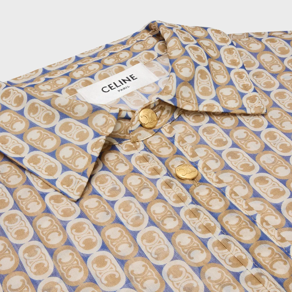 Tilly Shirt In Wool Silk Etamine