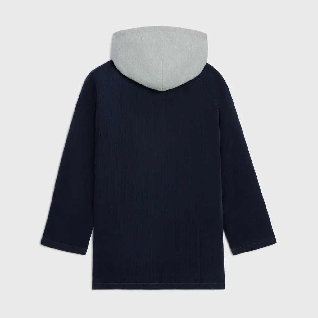 Triomphe Car Coat Jacket In Corduroy
