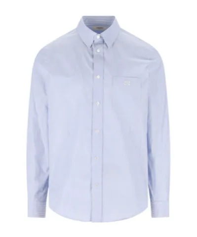 Loose Shirt In Striped Cotton Poplin