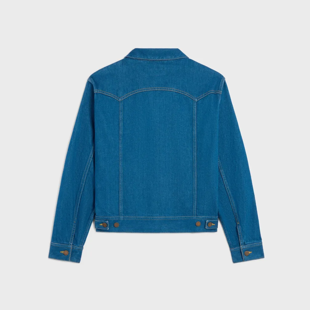 Trucker Jacket In Cotton Denim