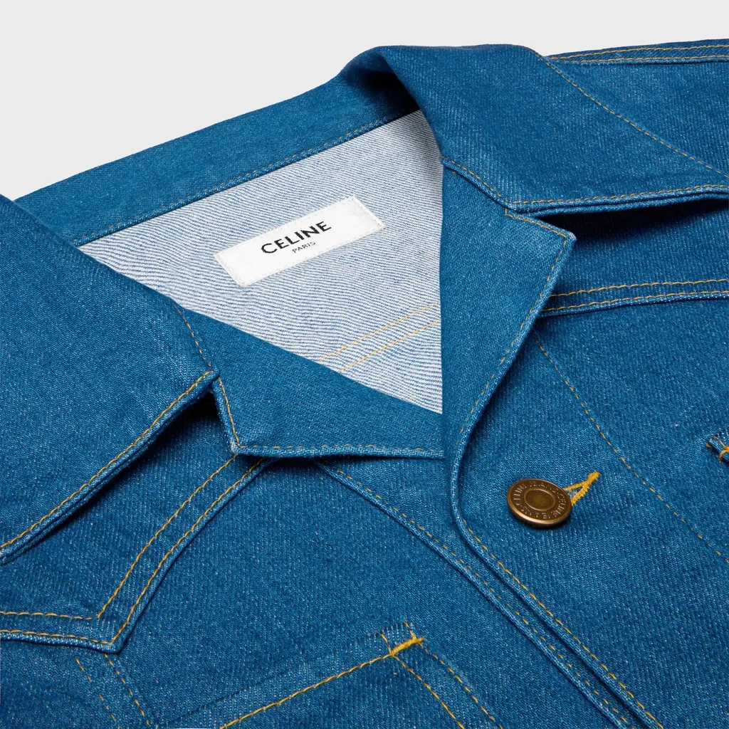 Trucker Jacket In Cotton Denim