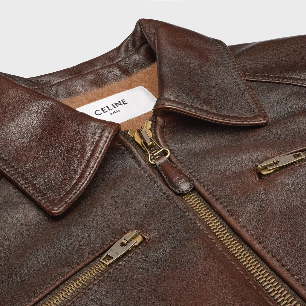 Bomber Jacket In Calfskin