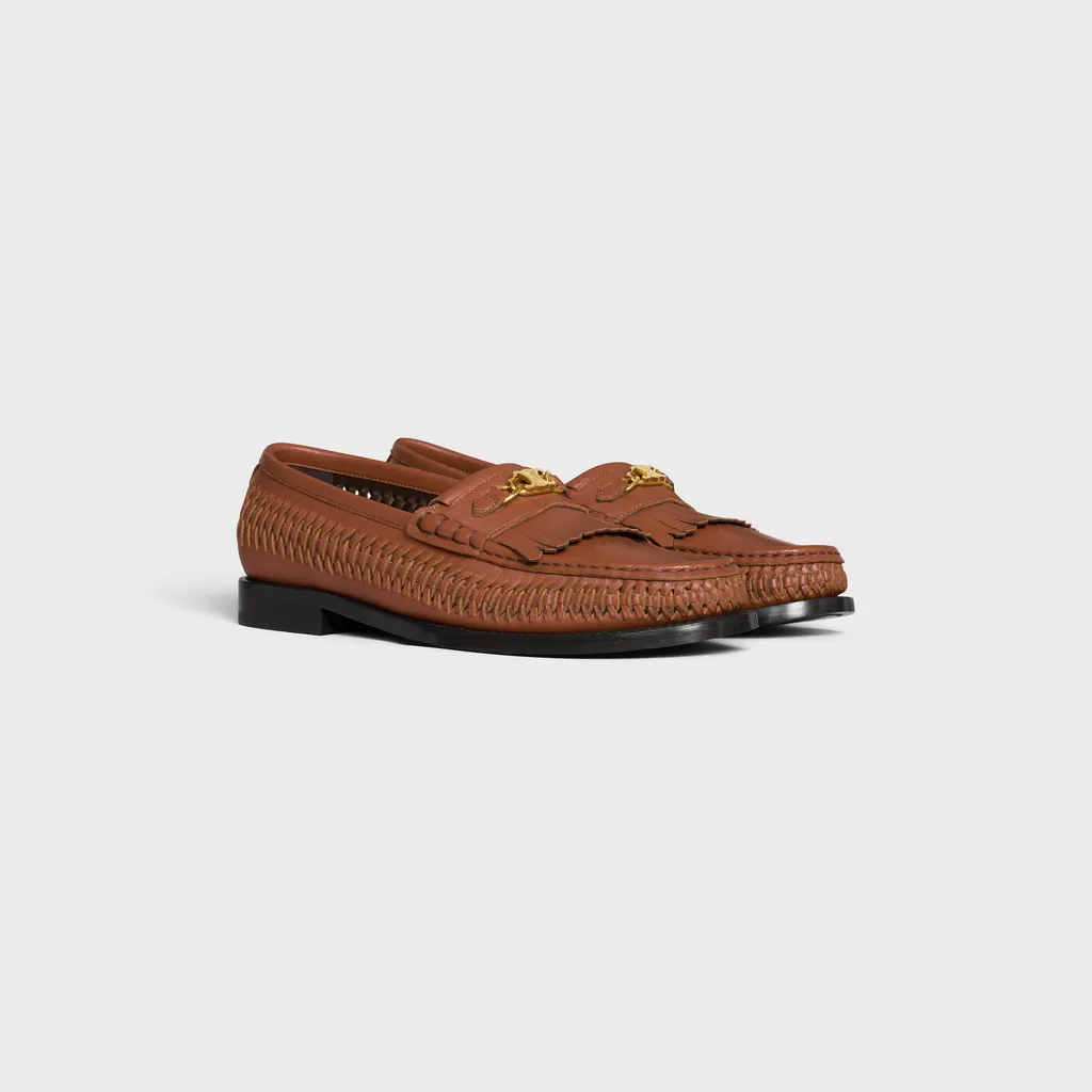 Luco Braided Loafer In Calfskin