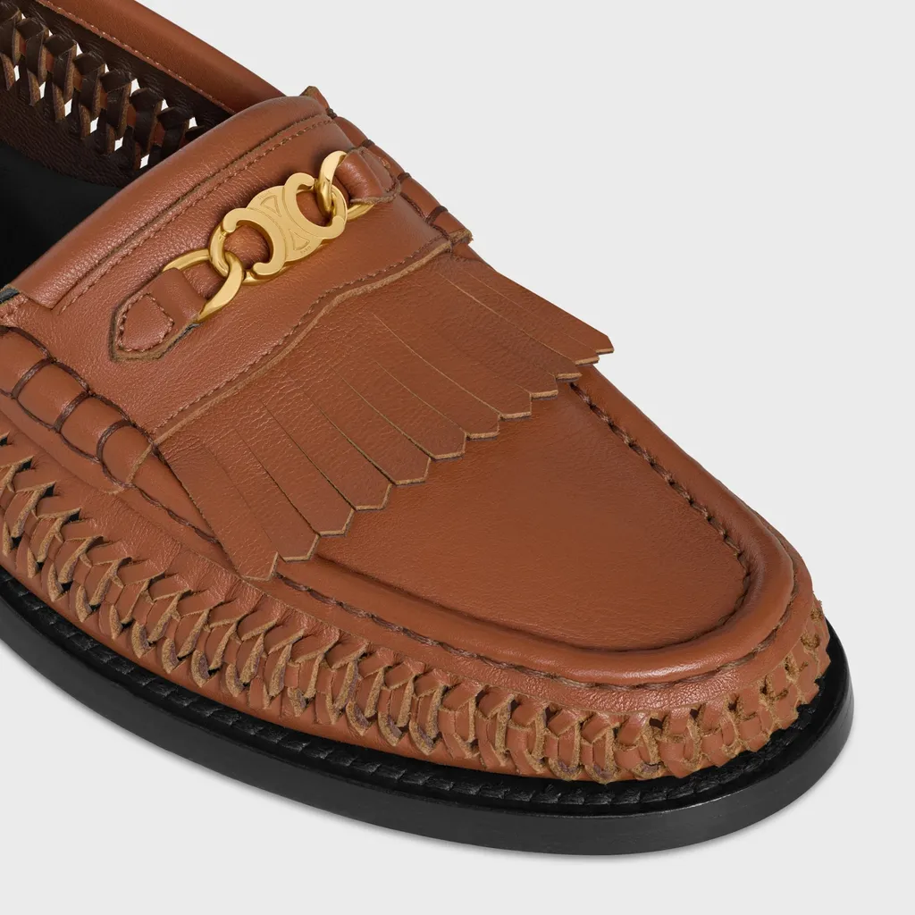 Luco Braided Loafer In Calfskin