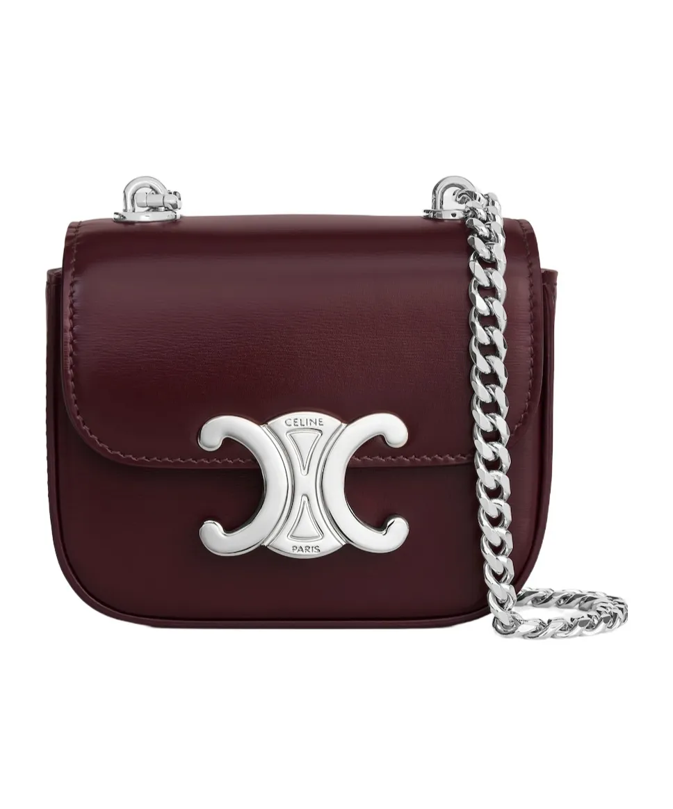 Mini Chain Claude In Shiny Calfskin