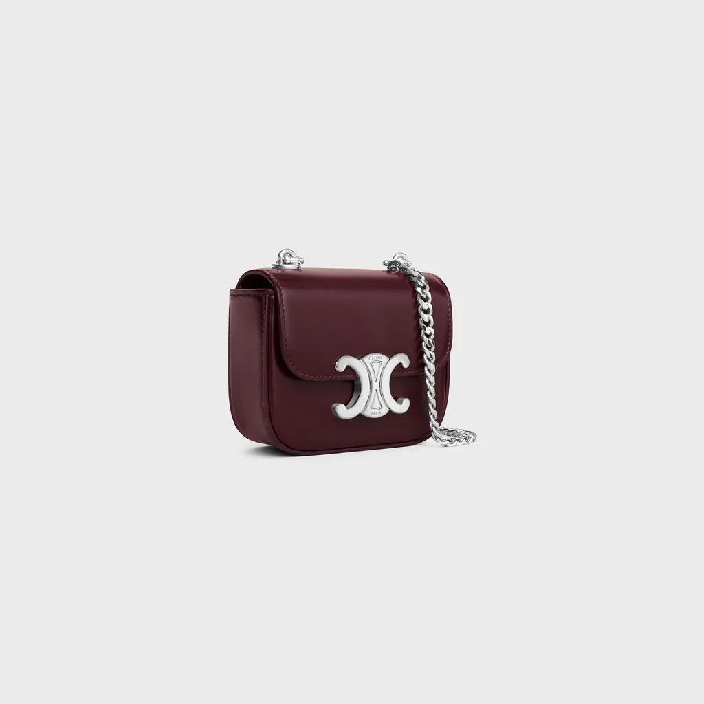 Mini Chain Claude In Shiny Calfskin