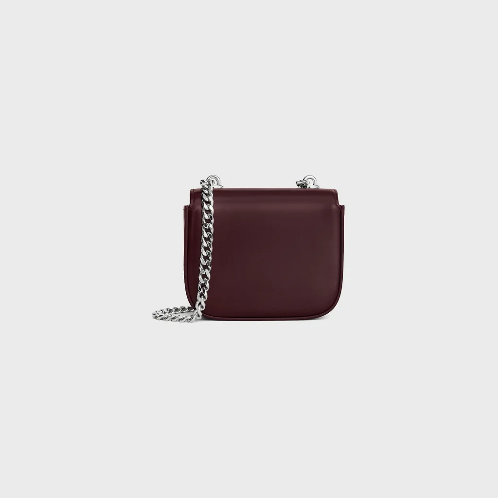 Mini Chain Claude In Shiny Calfskin