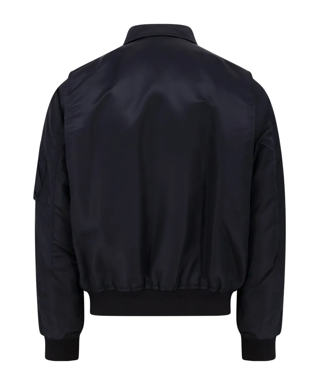 Bomber Jacket In Nylon Twill