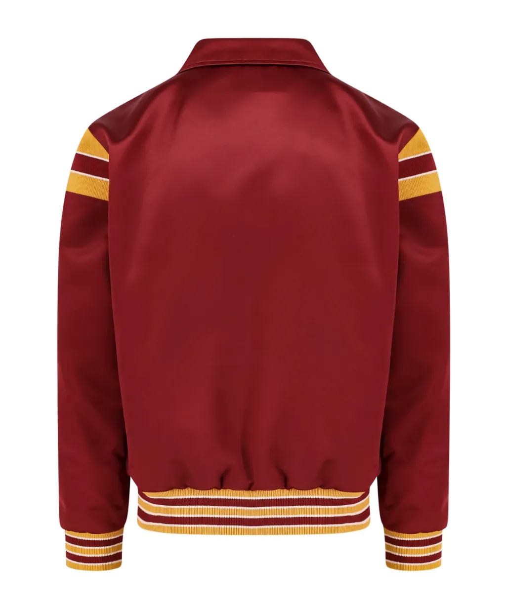 Triomphe Teddy Jacket In Satin