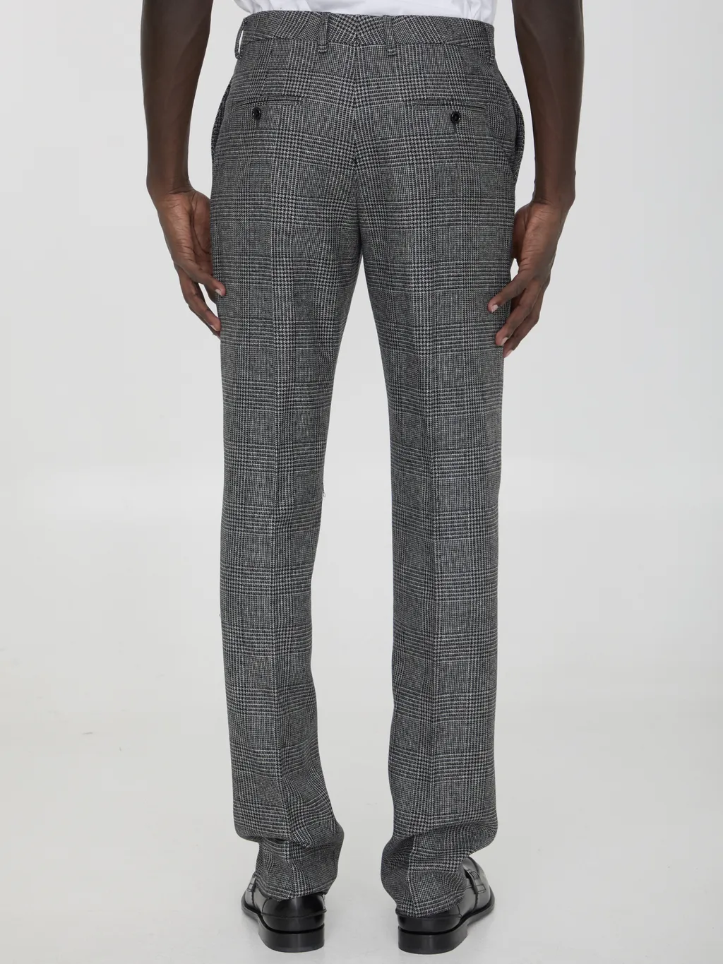 Mods Pants In Prince Of Wales Wool