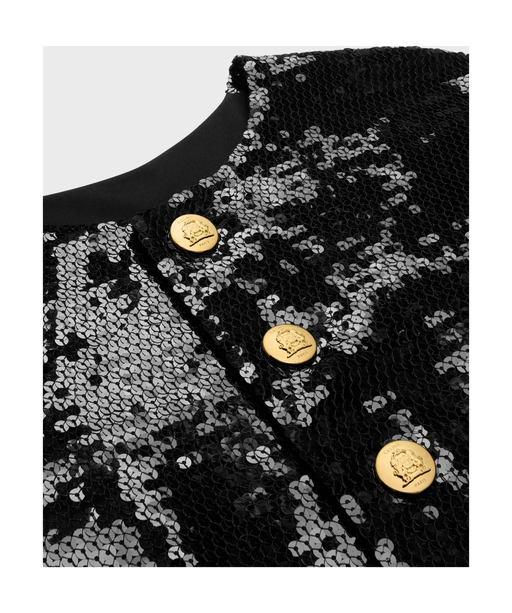 Embroidered Chelsea Jacket In Silk Muslin