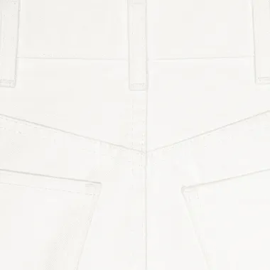 Kitty Jeans In Optic White Wash Denim