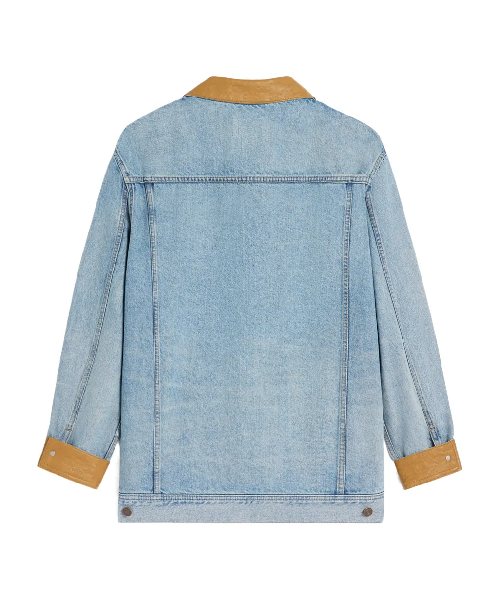 Trucker Jacket In Blue Eclipse Wash Denim