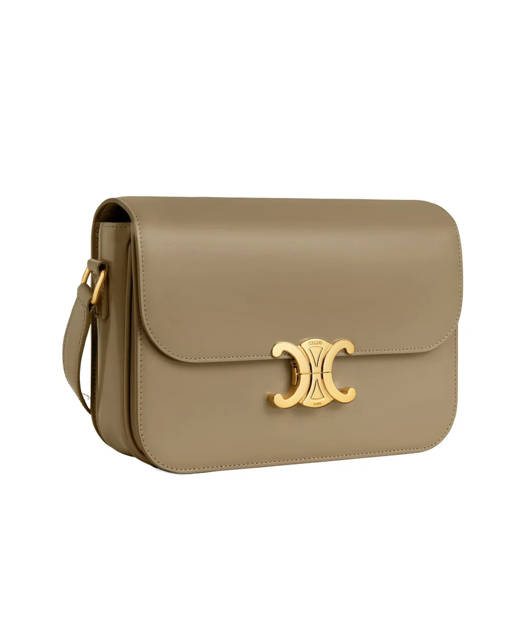Classique Triomphe Bag In Shiny Calfskin