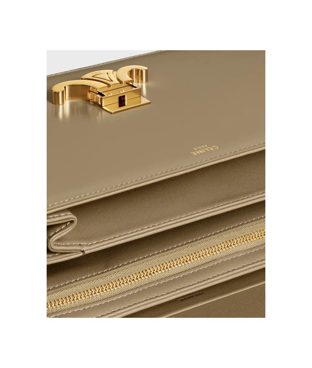 Classique Triomphe Bag In Shiny Calfskin