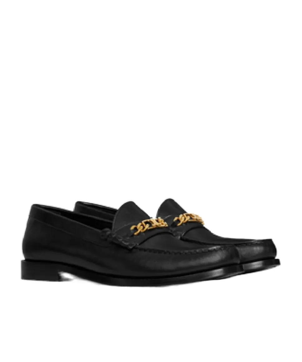 Luco Triomphe Chain Loafer In Calfskin