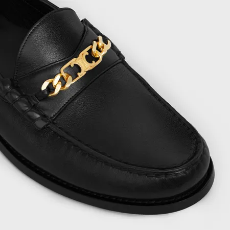 Luco Triomphe Chain Loafer In Calfskin