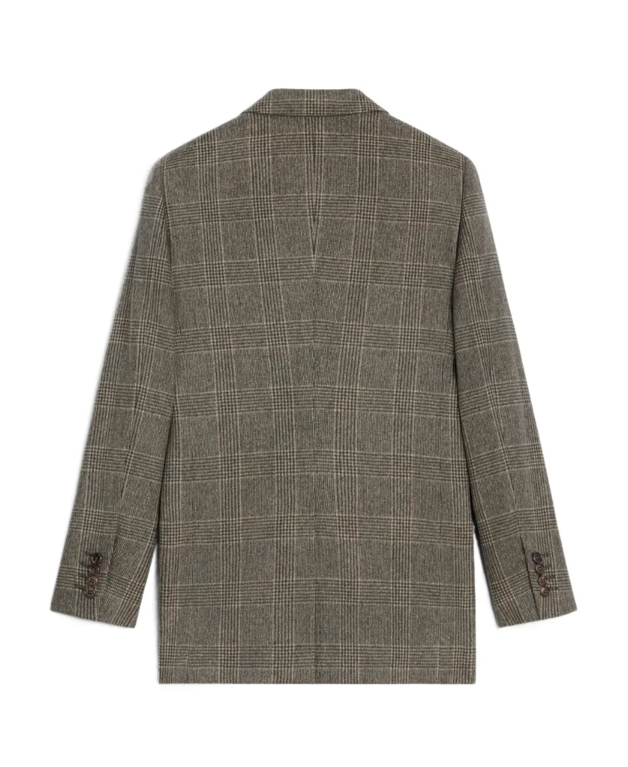 Long Jacket In Wool And Cashmere