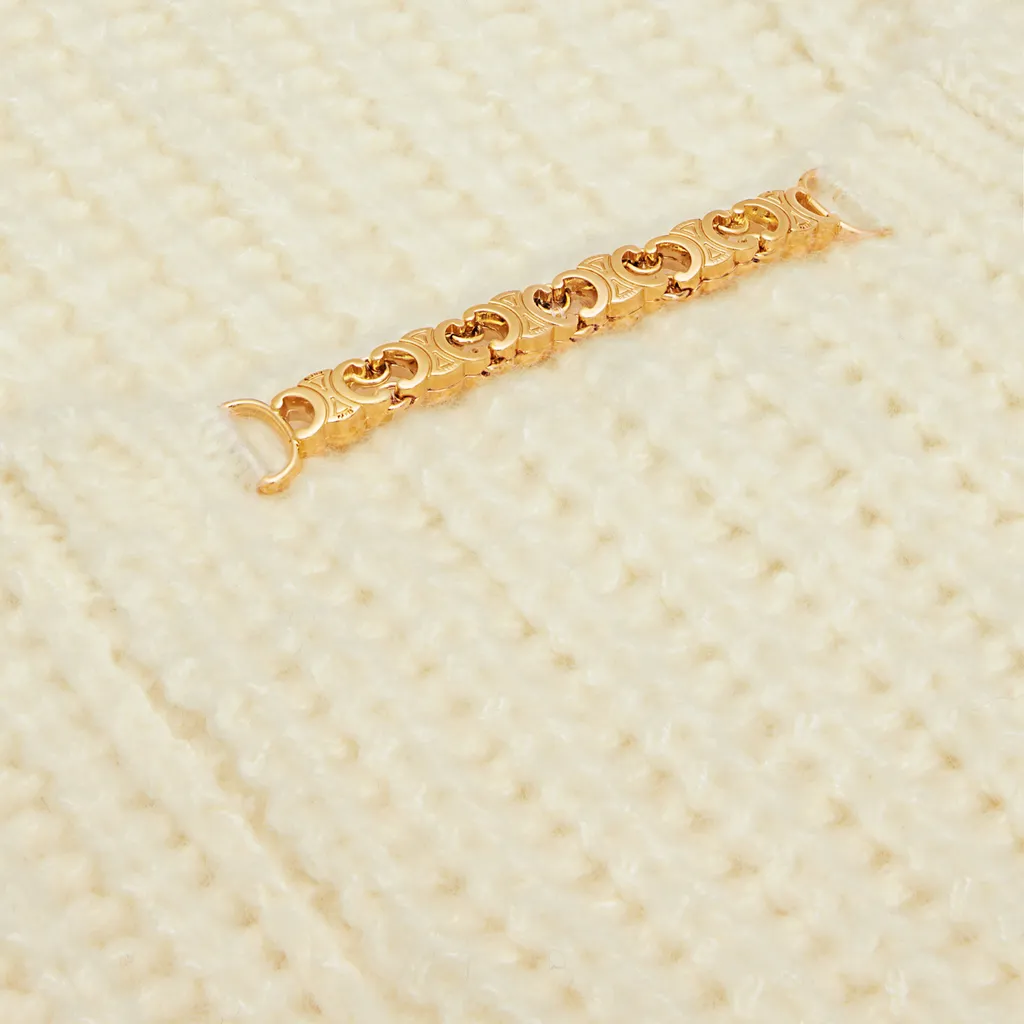 Vareuse In Ribbed Wool And Cashmere