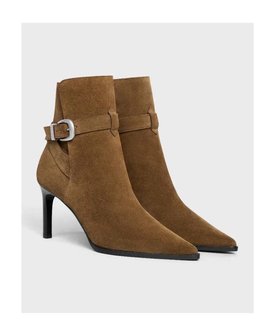 Verneuil Jodphur Boot In Suede Calfskin