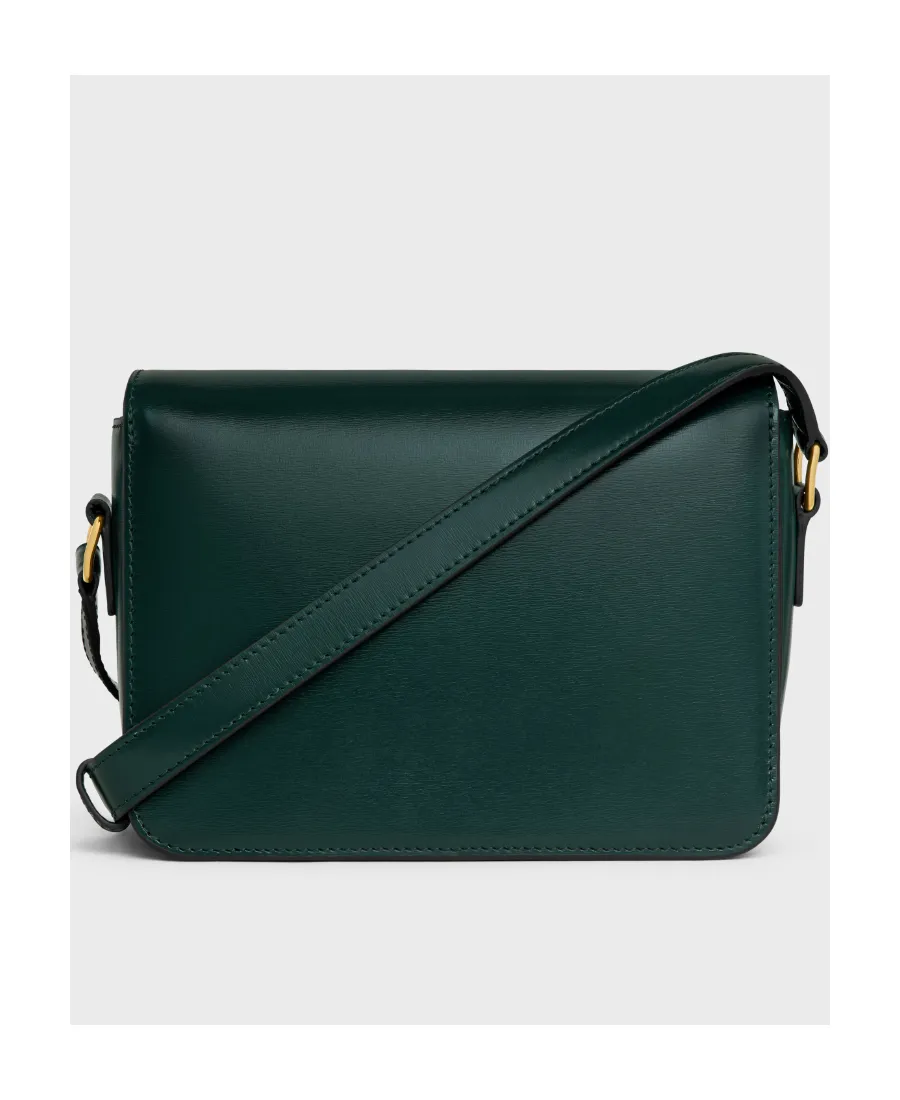 Teen Triomphe Bag In Shiny Calfskin