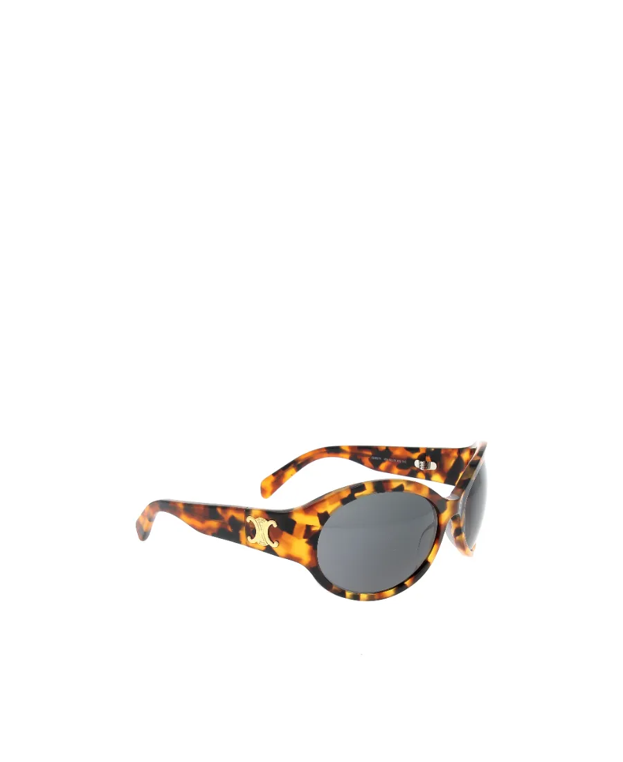 Triomphe Wraparound-Frame Sunglasses