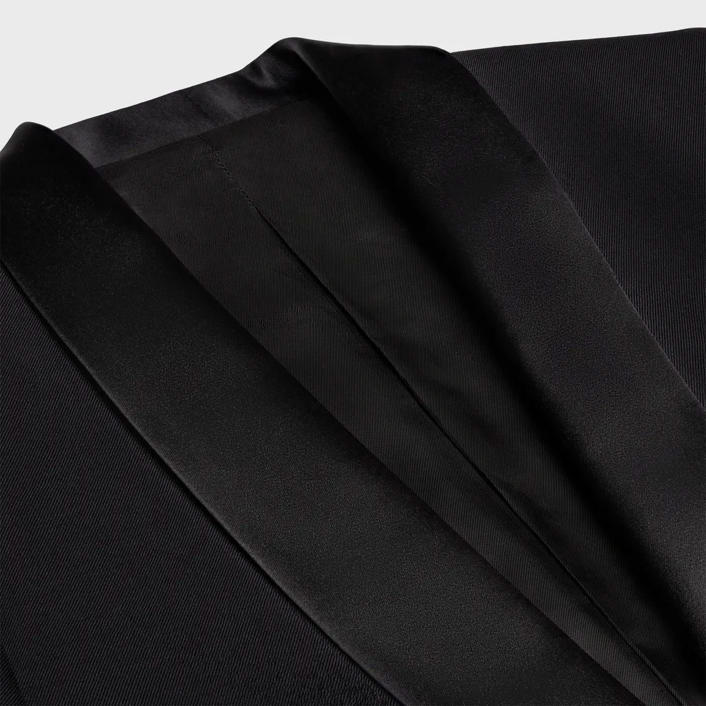 Classic Tux Jacket In Mohair And Silk