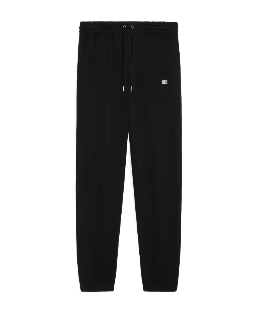 Triomphe Loose Track Pants In Cotton And Cashmere