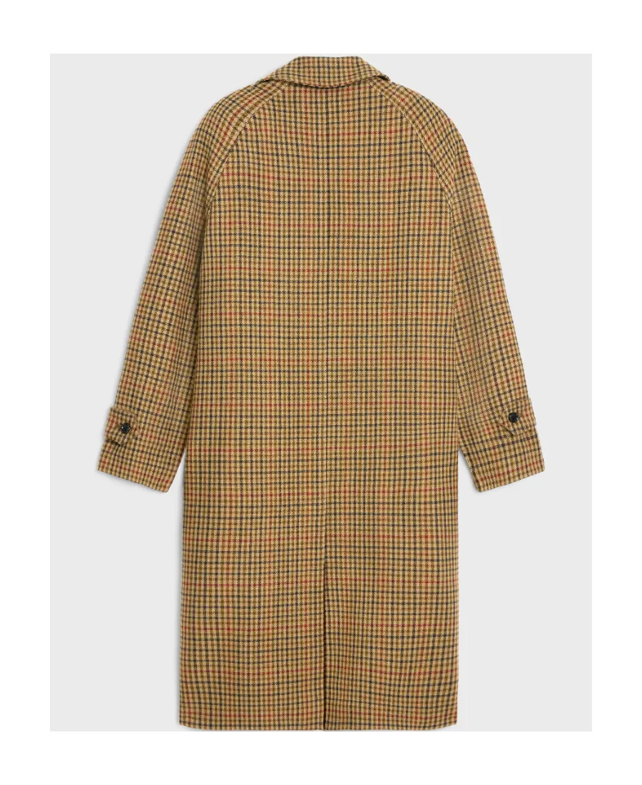 Mac Coat In Checked Wool