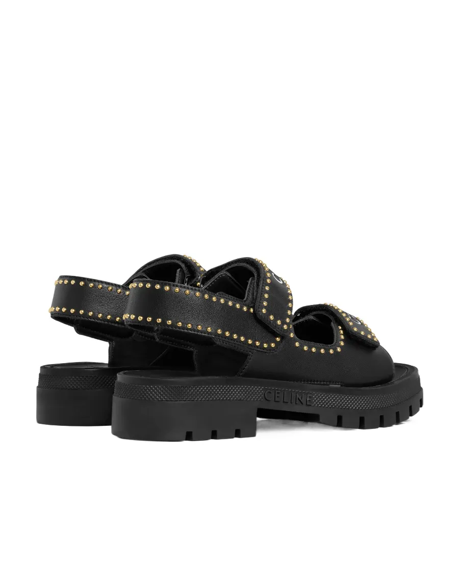 Leo Studded Chunky Sandal In Calfskin