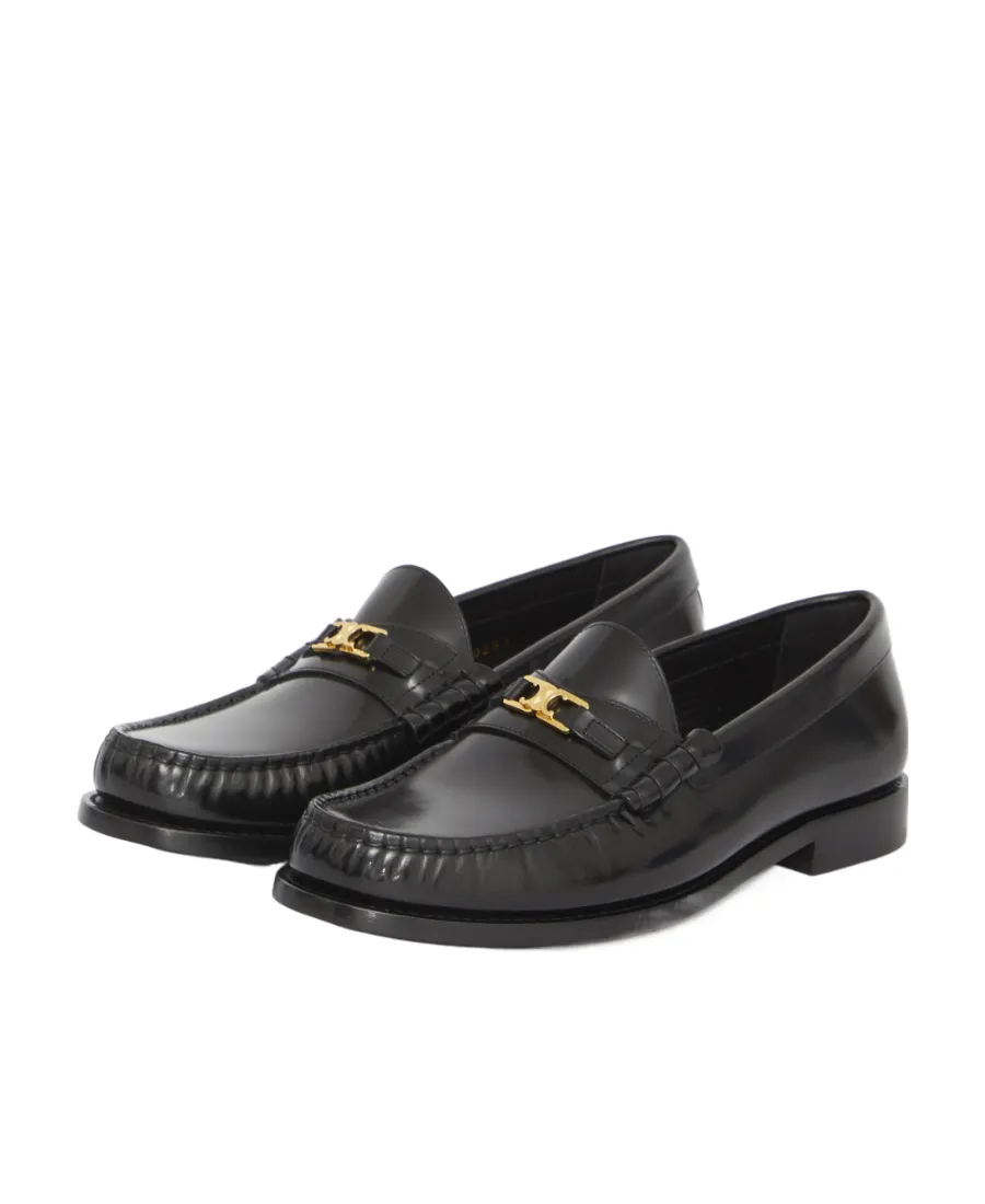 Luco Triomphe Loafer In Polished Bullskin