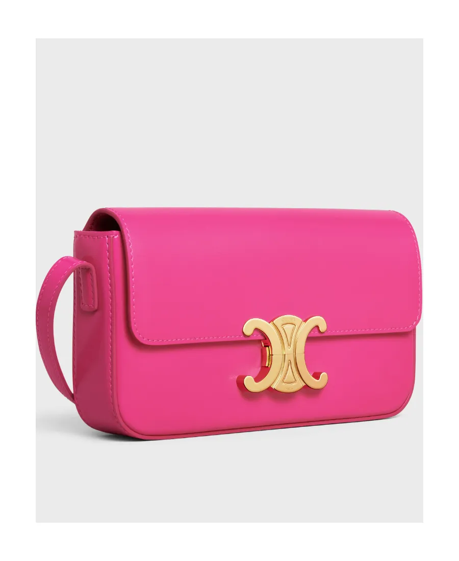 Shoulder Bag Triomphe In Shiny Calfskin