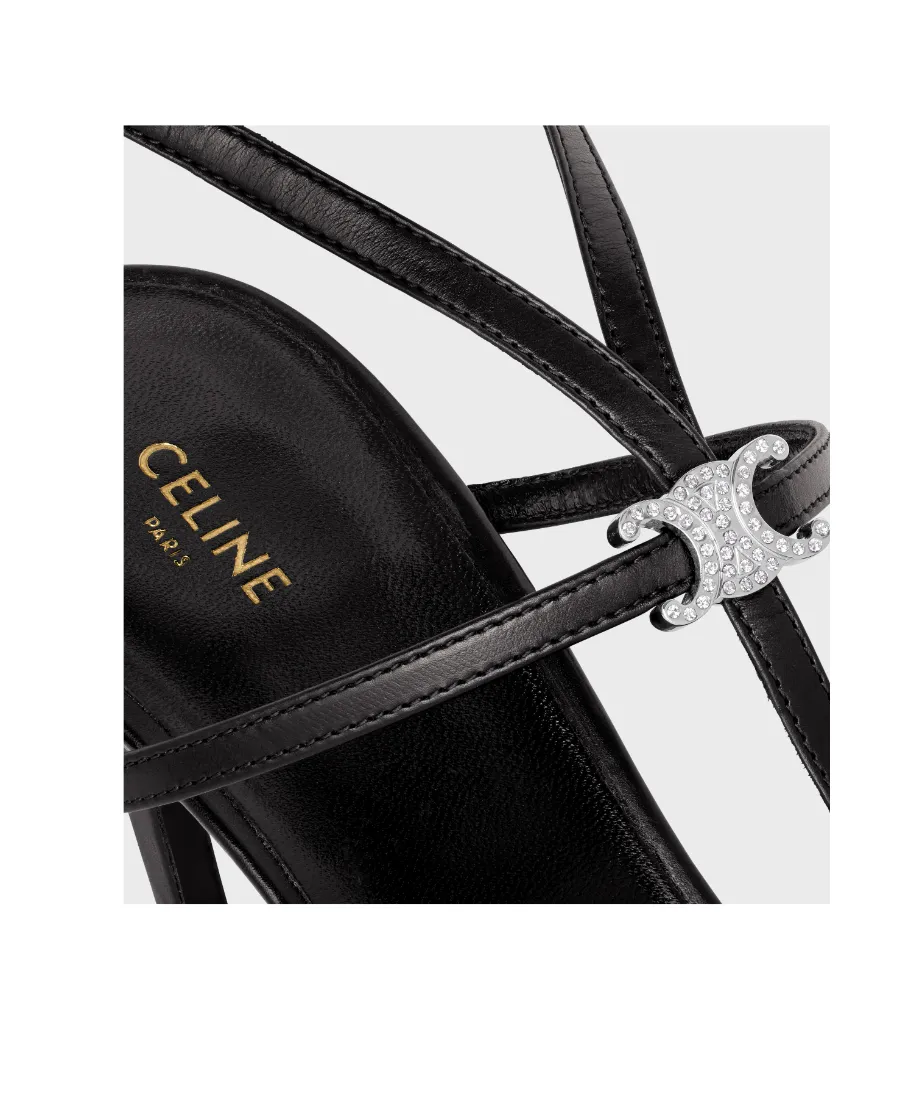 T-Bar Triomphe Sandal In Calfskin