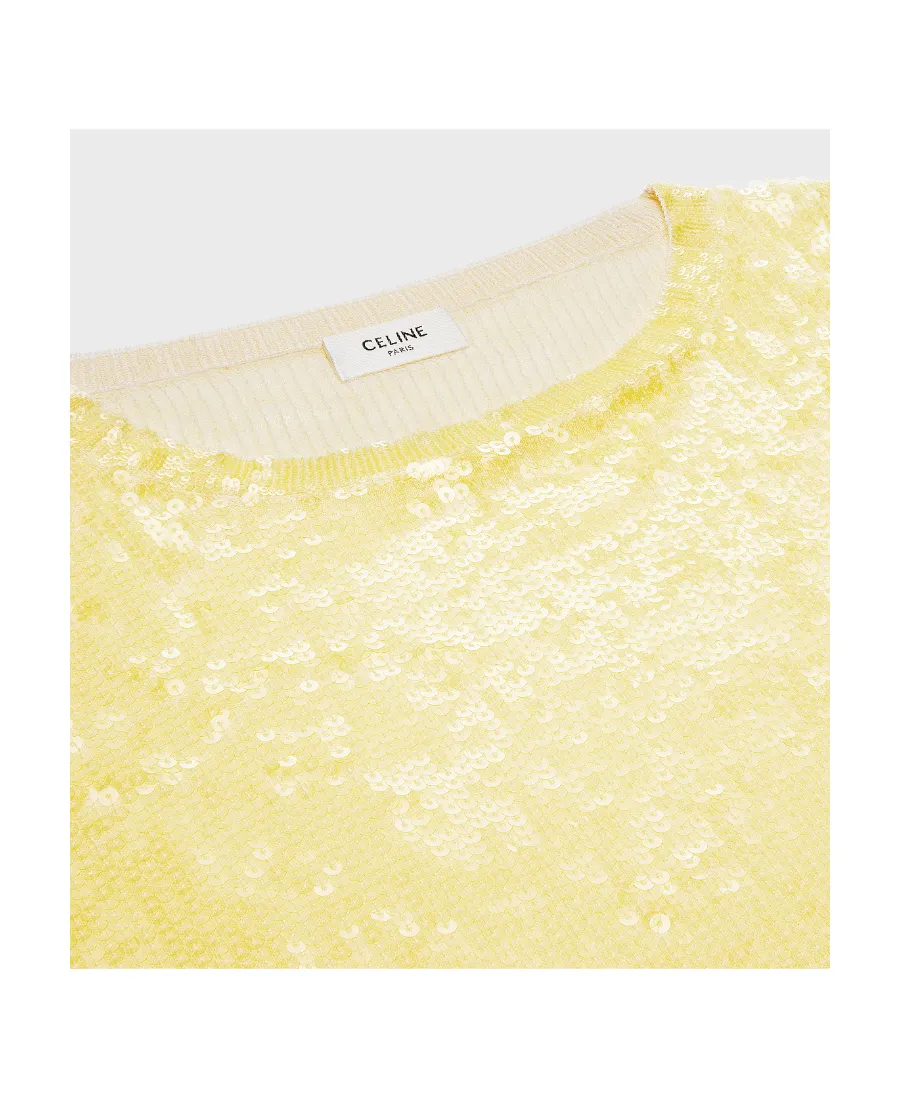 Embroidered Crop Top In Silk
