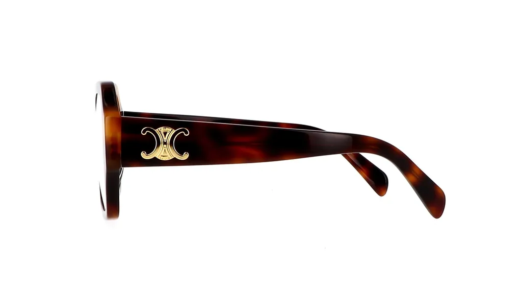 Triomphe Tortoiseshell-Effect Square-Frame Glasses