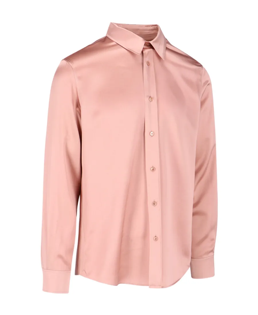 Loose Shirt In Satin Silk