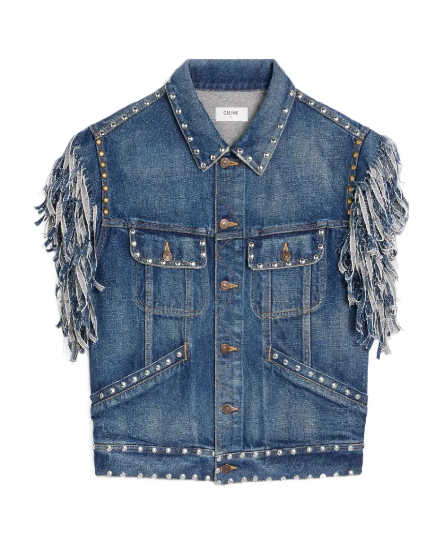 Trucker Jacket In Dark Union Wash Denim