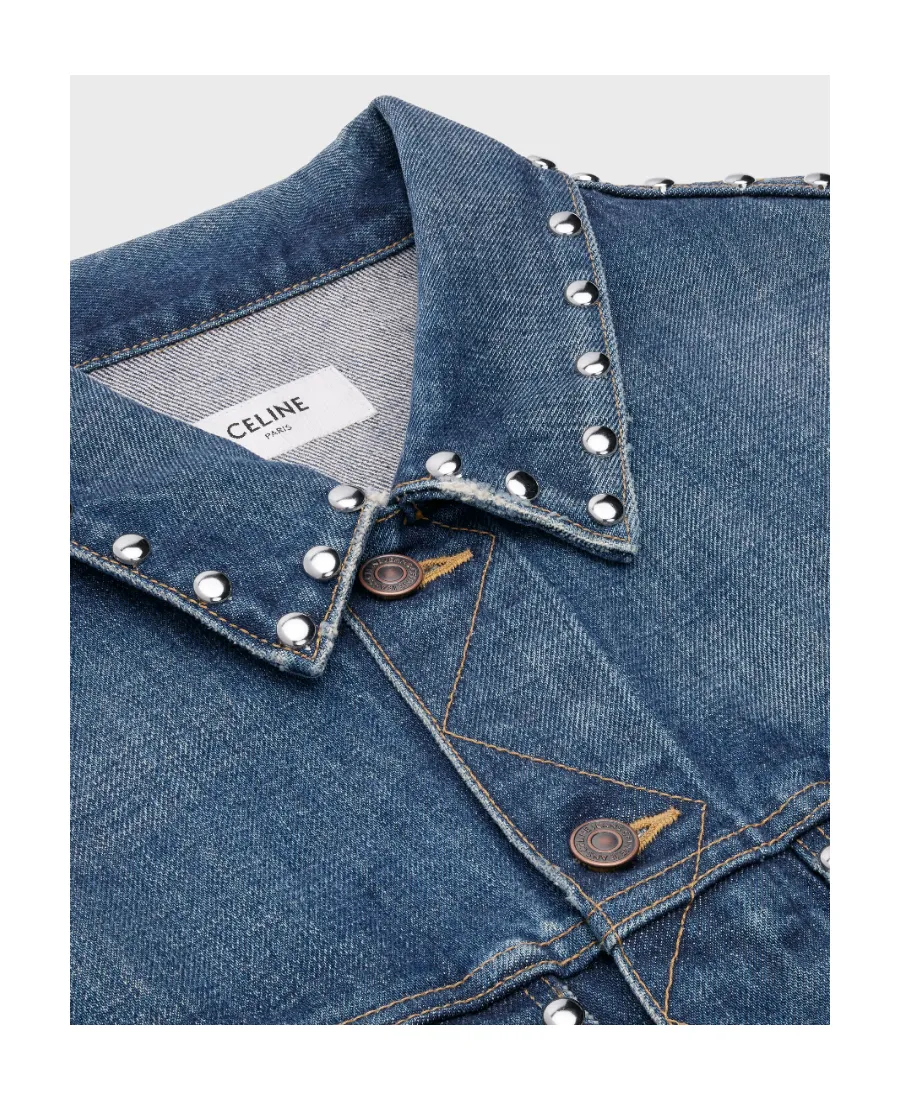 Trucker Jacket In Dark Union Wash Denim