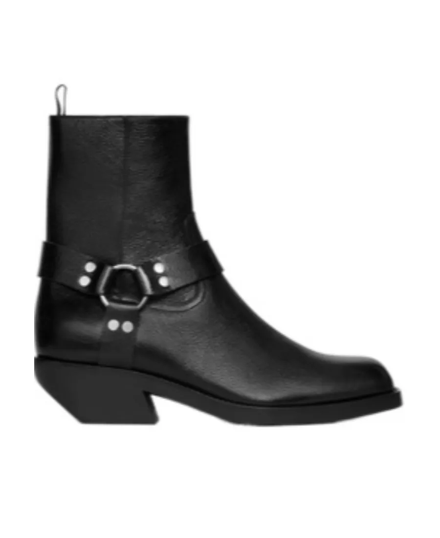 Rider Boot In Calfskin - Vegetal Tanning