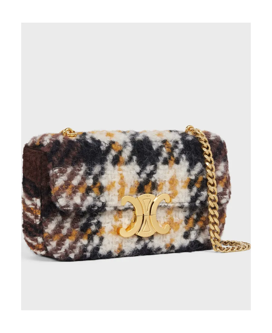 Chain Shoulder Bag Triomphe In Tartan